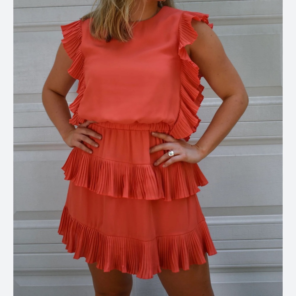 TCEC Orange Mini Dress